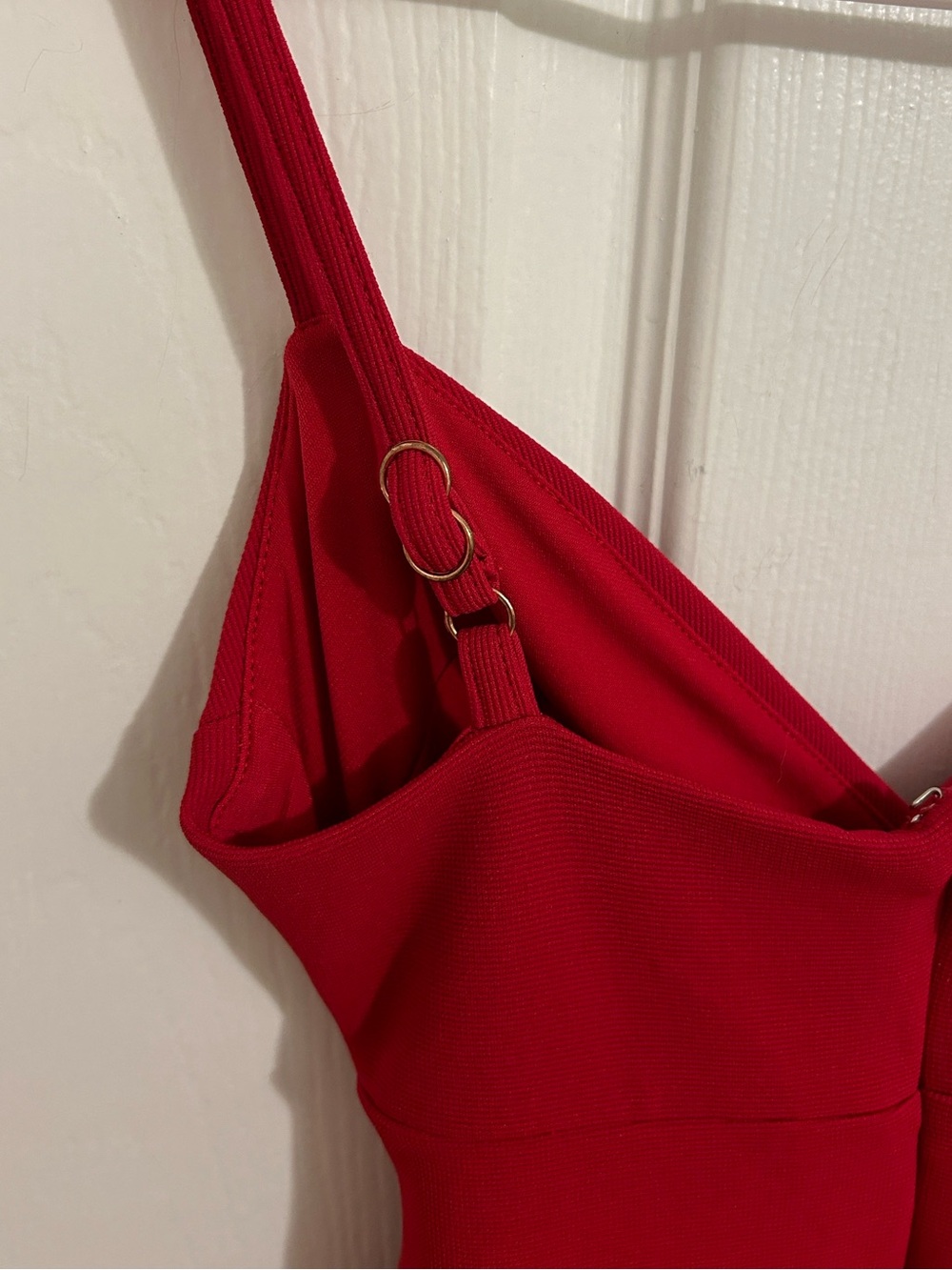 Nookie x Revolve Heidi Bodycon Cut Out Dress In Red New Size AU 6, US 2, XS - Picture 11 of 13